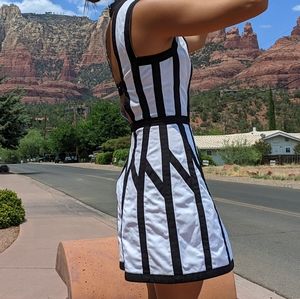 Robert Rodriguez Black and White Dress